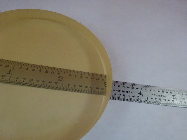 OPTICAL FLAT 3″ DIAMETER UNCOATED POLISH DULL ZERODUR LASER OPTICS AS IS #80-06