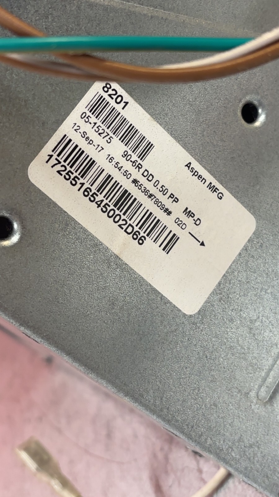 NEW ASPEN BLOWER MOTOR FAN AND HOUSING AAM24G000