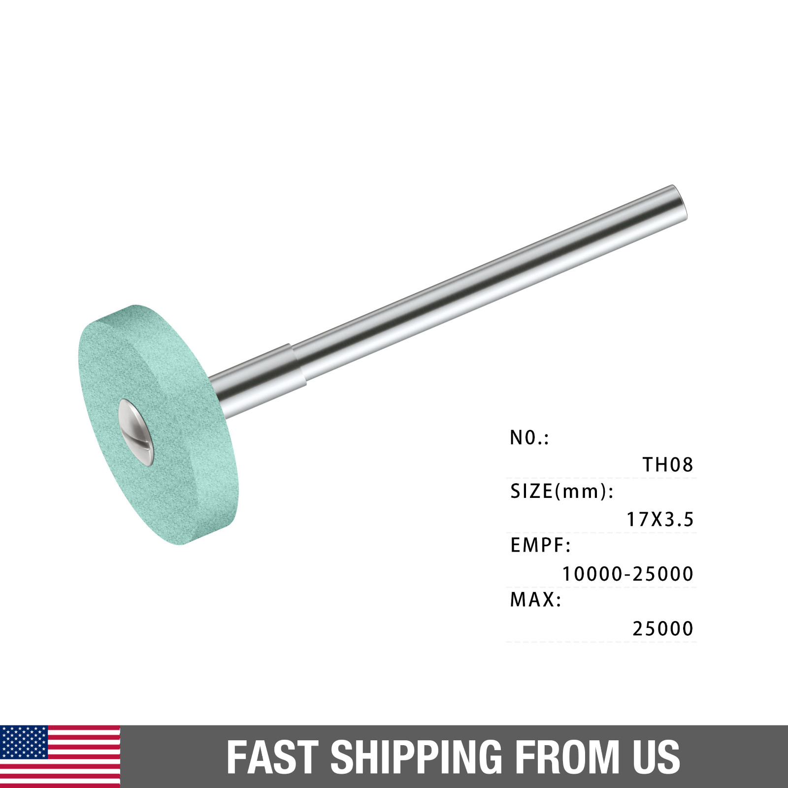 Greenstone Dental Lab Grinding Stone mid coarse 17X3.5 TH08