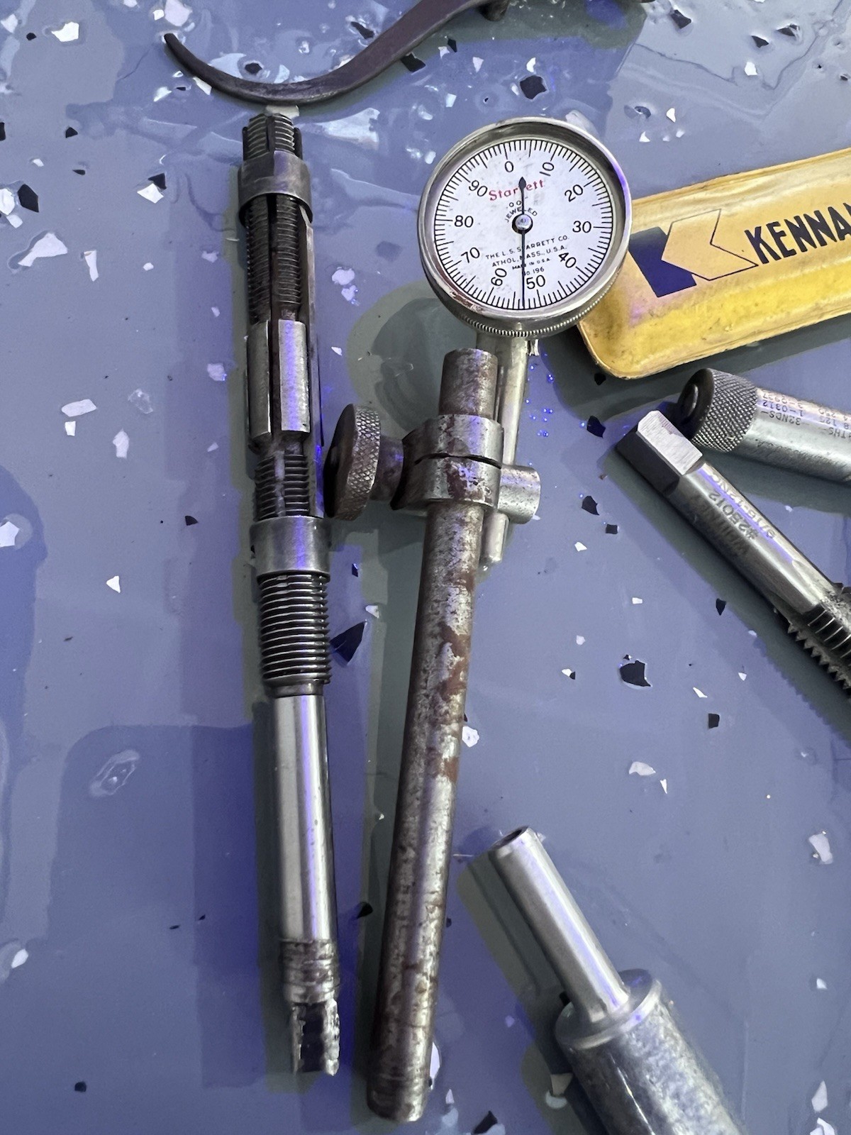 vintage precision machinist tooling.” Starrett