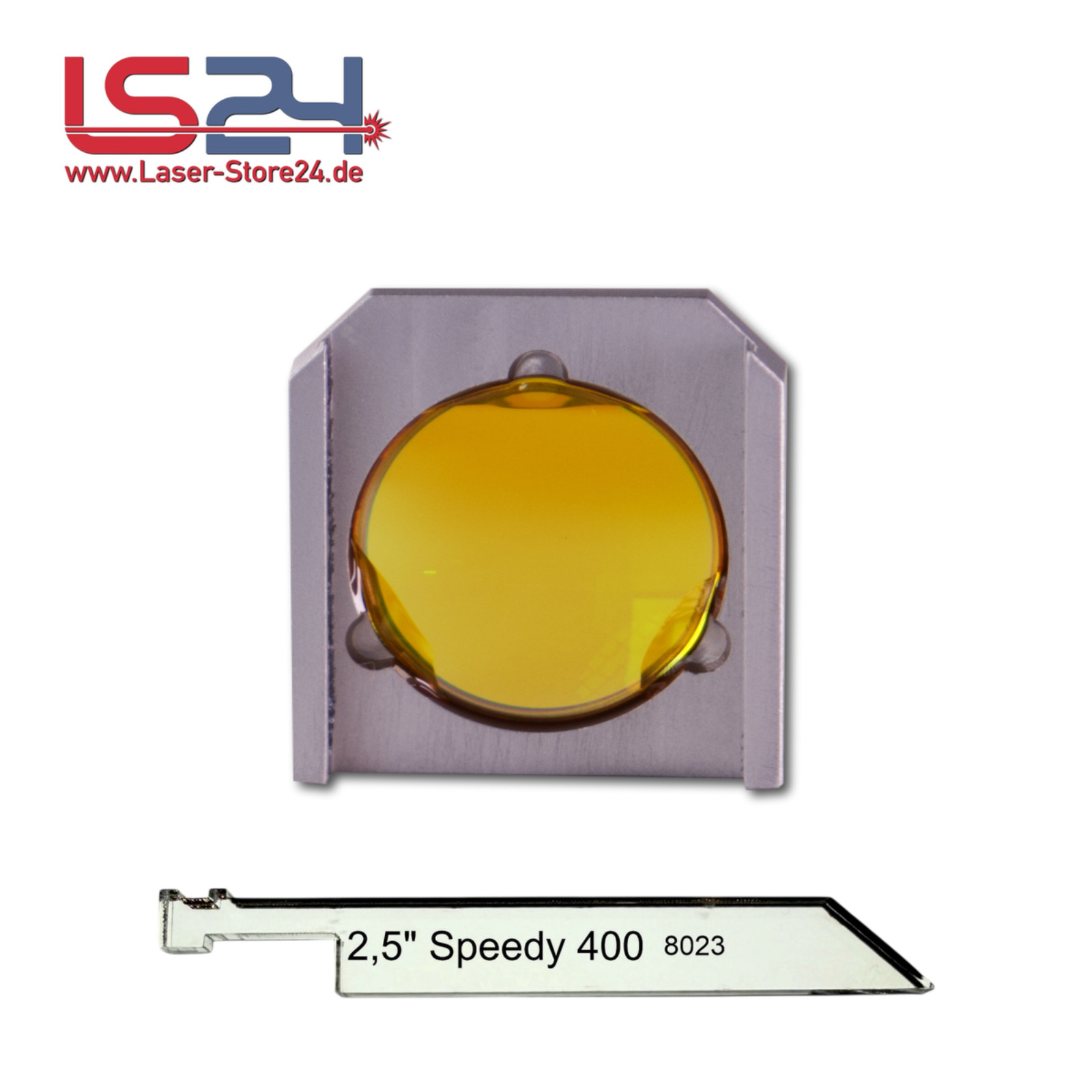 2.5″ Trotec Speedy 400 / Flexx 8023 CO2 laser lens including focus tool