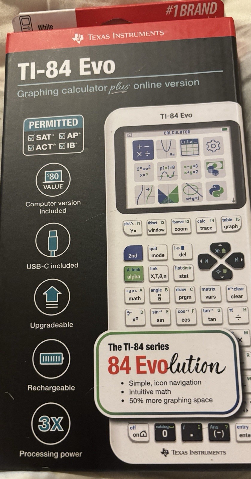 Texas Instruments TI-84 Evo Graphing Calculator plus online version NEW 🚚✅