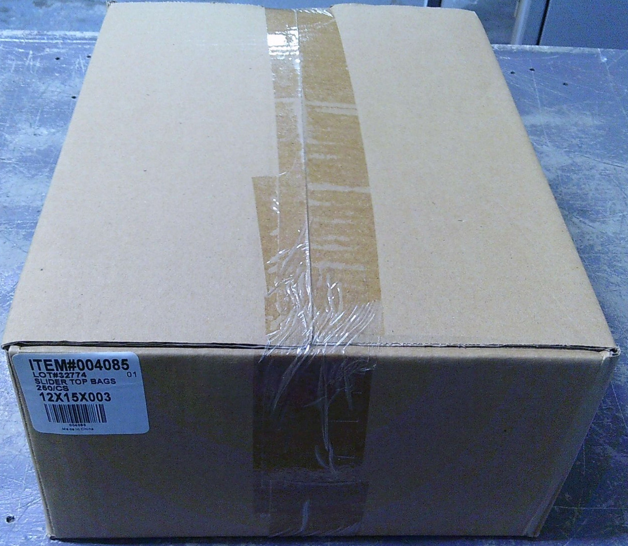 (250) 12″x15″ Clear 3 Mil Zipper Bags Poly Plastic Reclosable Zip Storage Large