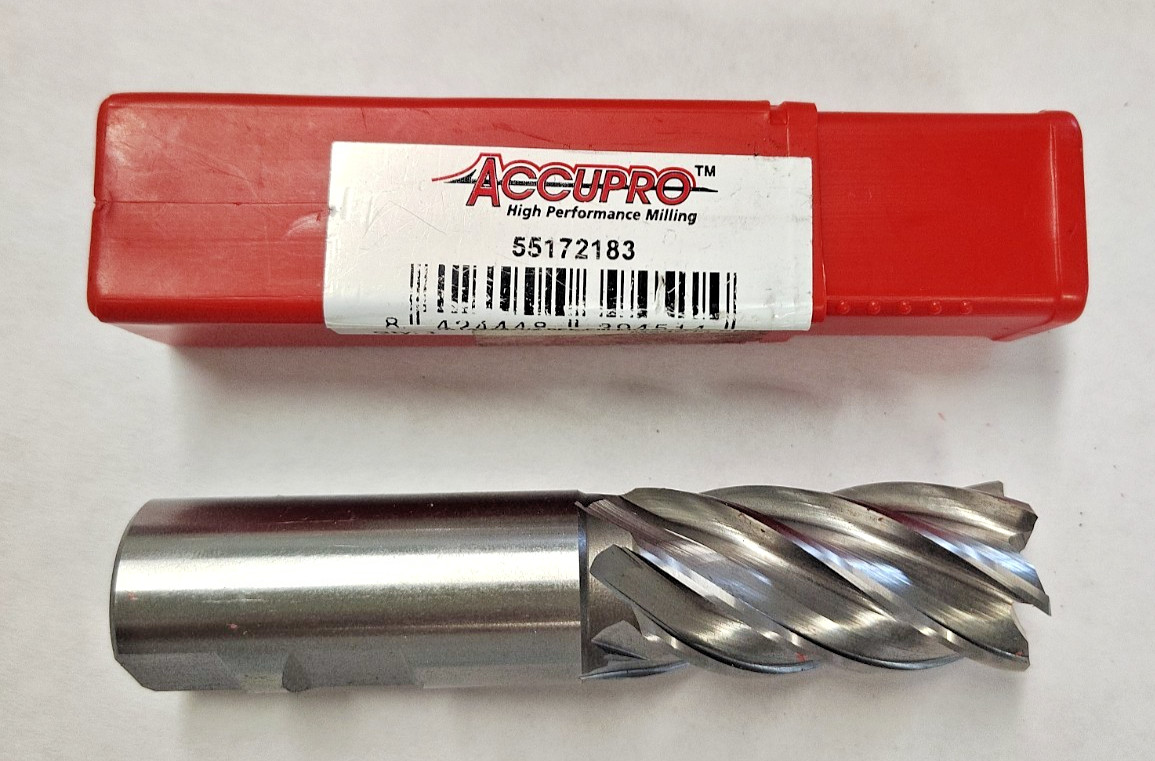 Accupro 1 x 1 x 2 x 4 1/2 6FL Carbide PM Finish SEM End Mill