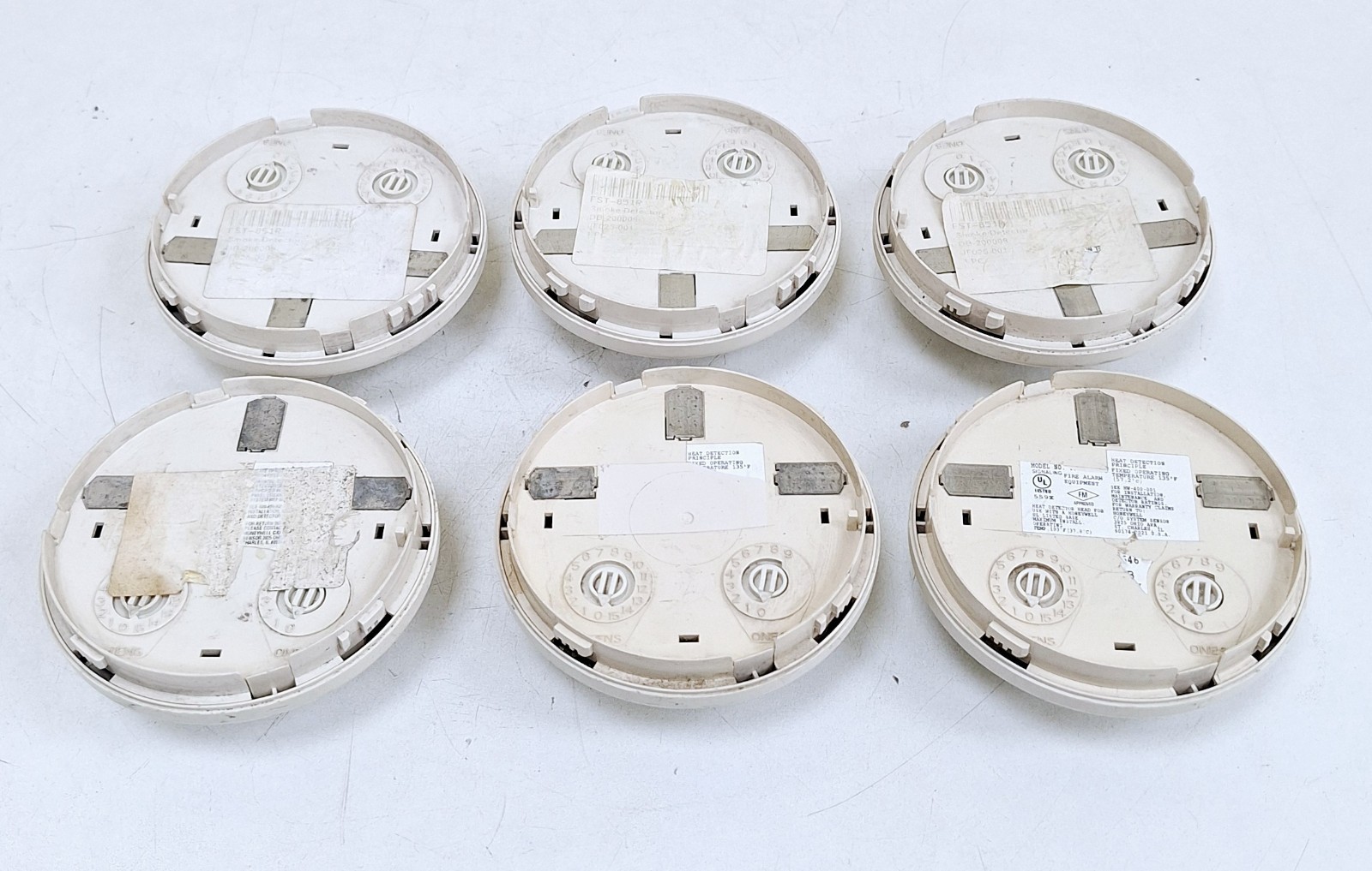 Notifier FST-851R Intelligent Heat Detector-2 (Lot of 6 pcs)