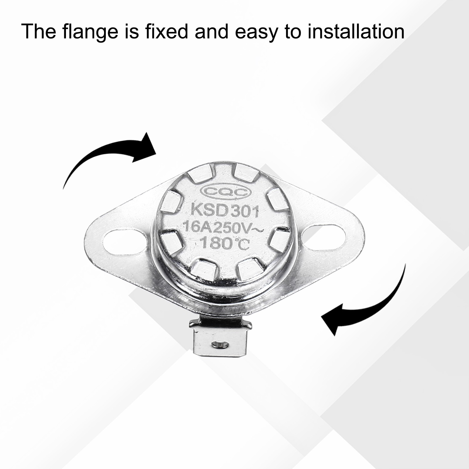 KSD301 Thermostat 180℃/356°F 16A N.C Temperature Switch 2 Pcs