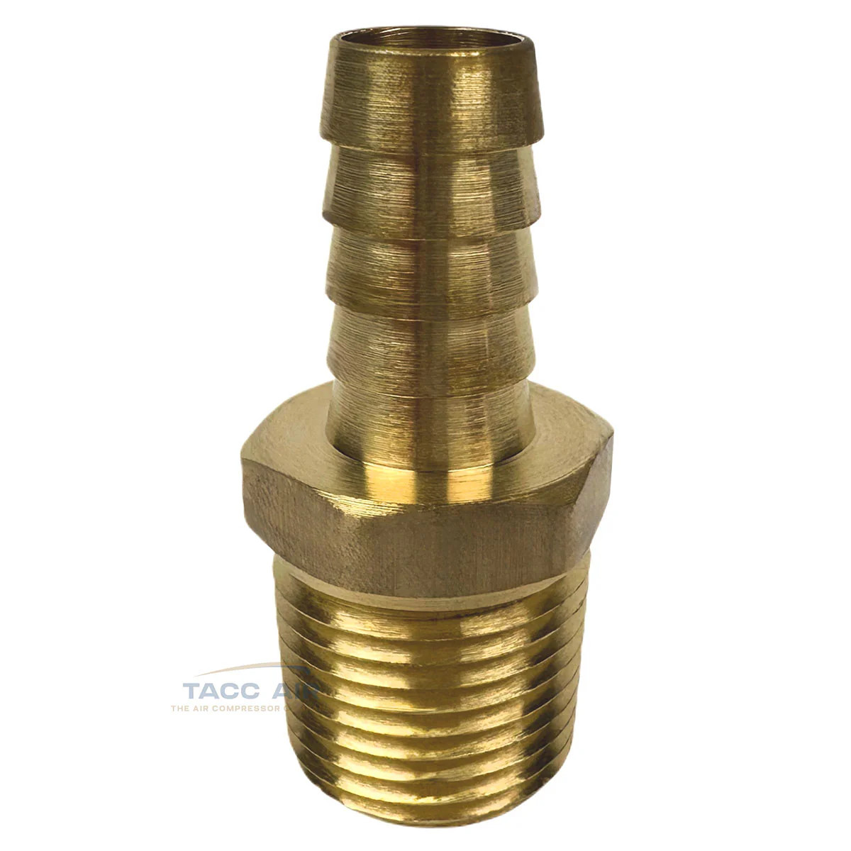 2 Pack 1/2″ ID Hose Barb x 1/2″ Male NPT Pipe Thread Brass Straight End Fitting
