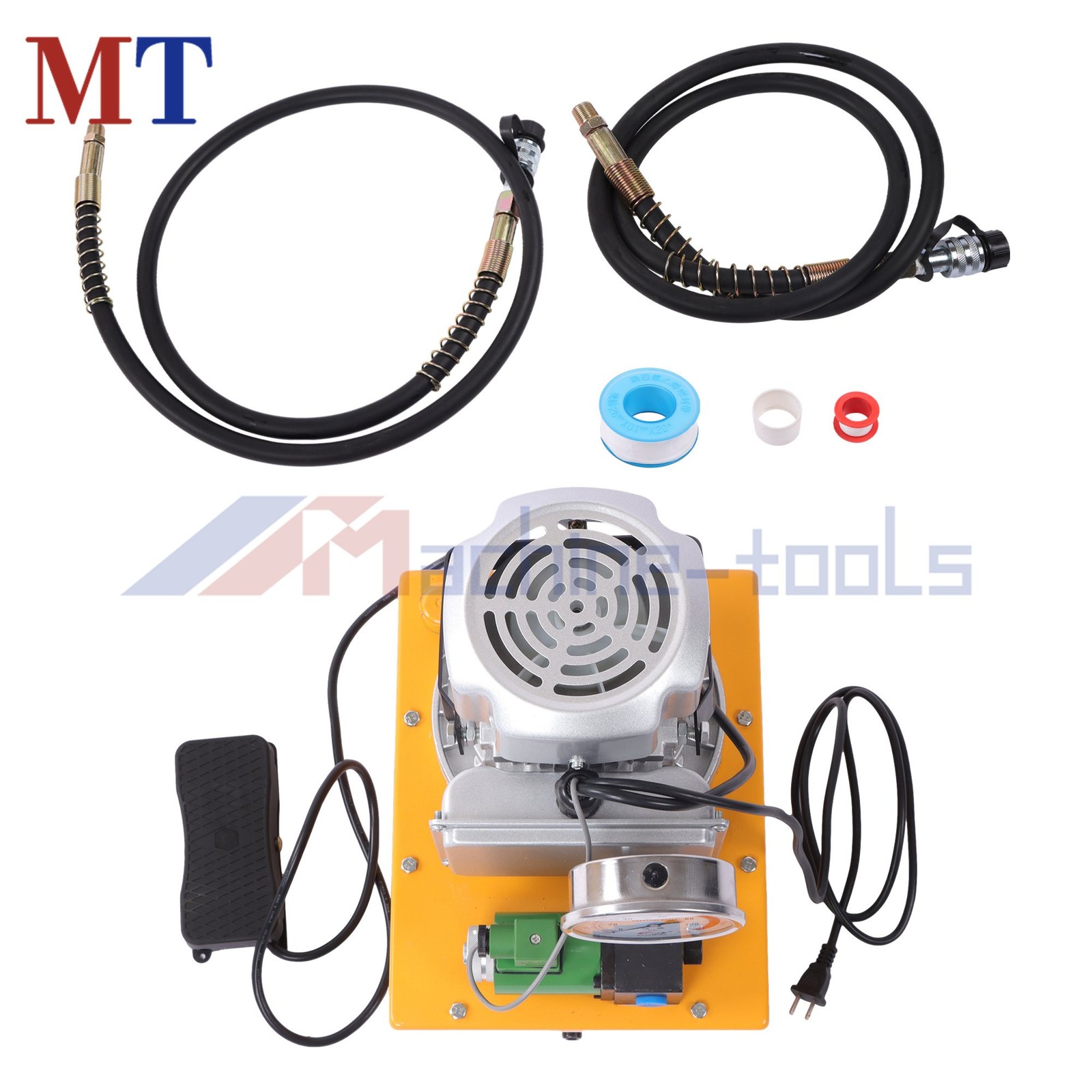 Electric Pump with Solenoid Valve 10000PSI Single Acting 8 L