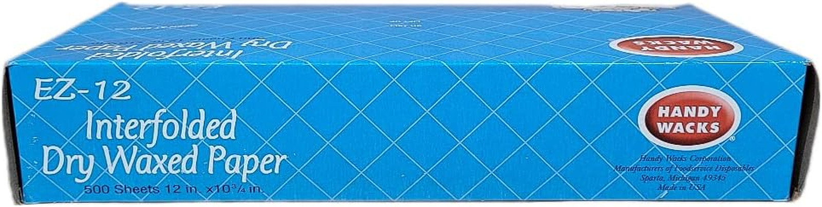 12″ x 10-3/4″ Waxed Deli Paper Sheets Food Wrap Sandwich Basket Liner