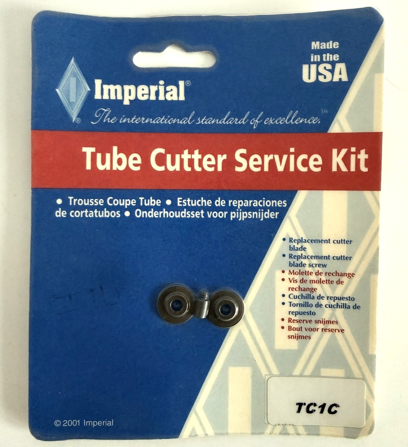 IMPERIAL TUBE CUTTER LOT of 5 CUTTERS and 3 SERVICE KITS BLADES PIPE HVAC