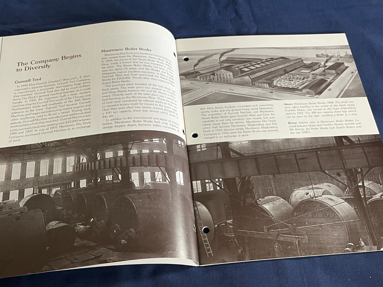 The Manitowoc Company 75 Years Booklet Brochure Dealer Sales Pamphlet