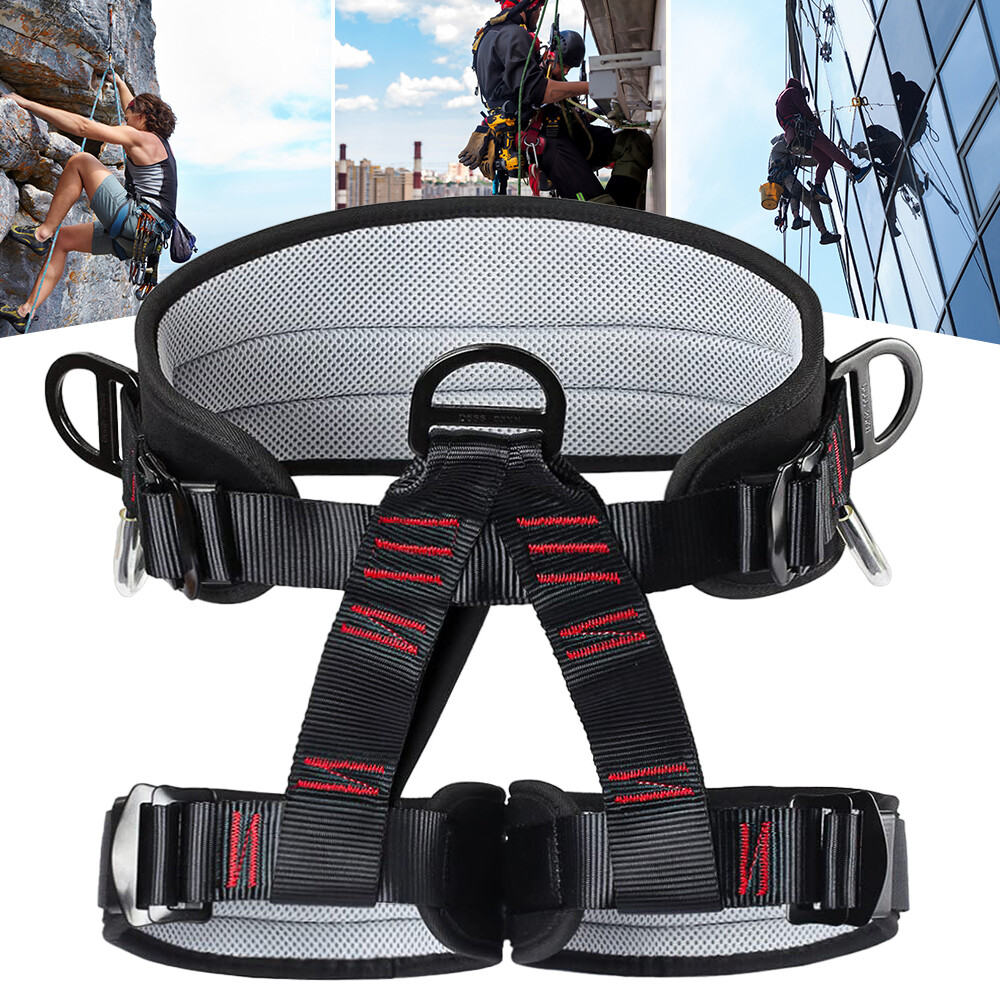 Rock Climbing Harness Strap Falling Protection Heavy Duty 25kN Harness Outdoor