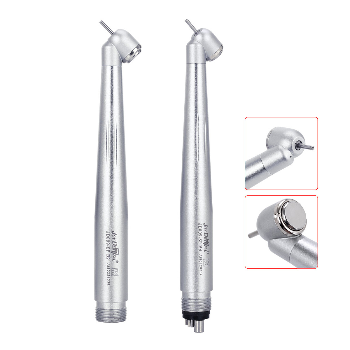 Dental Handpiece 45 Degree Surgical High Speed Turbine Handpiece 2/4Holes