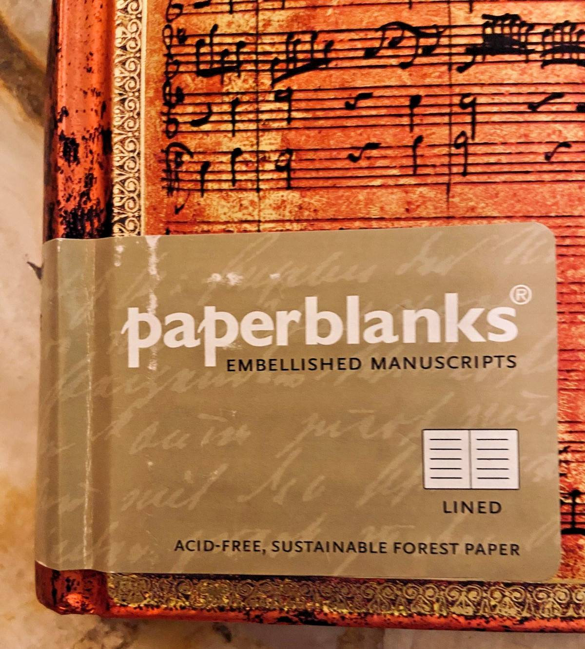 PAPERBLANKS-Lined Hardcover Journal-Embellished Manuscripts Coll- BACH-Rare/New