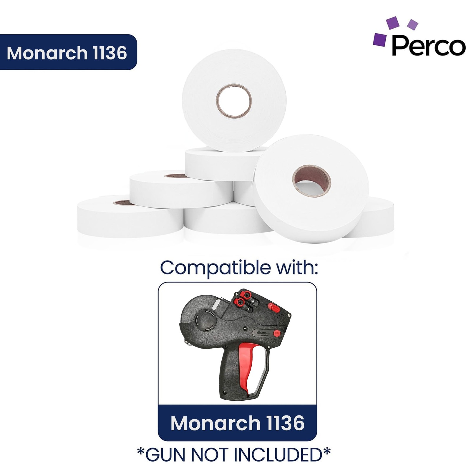 Pricing Labels for Monarch 1136 White – 14,000 Labels w/ 8 Rolls Value Pack, …