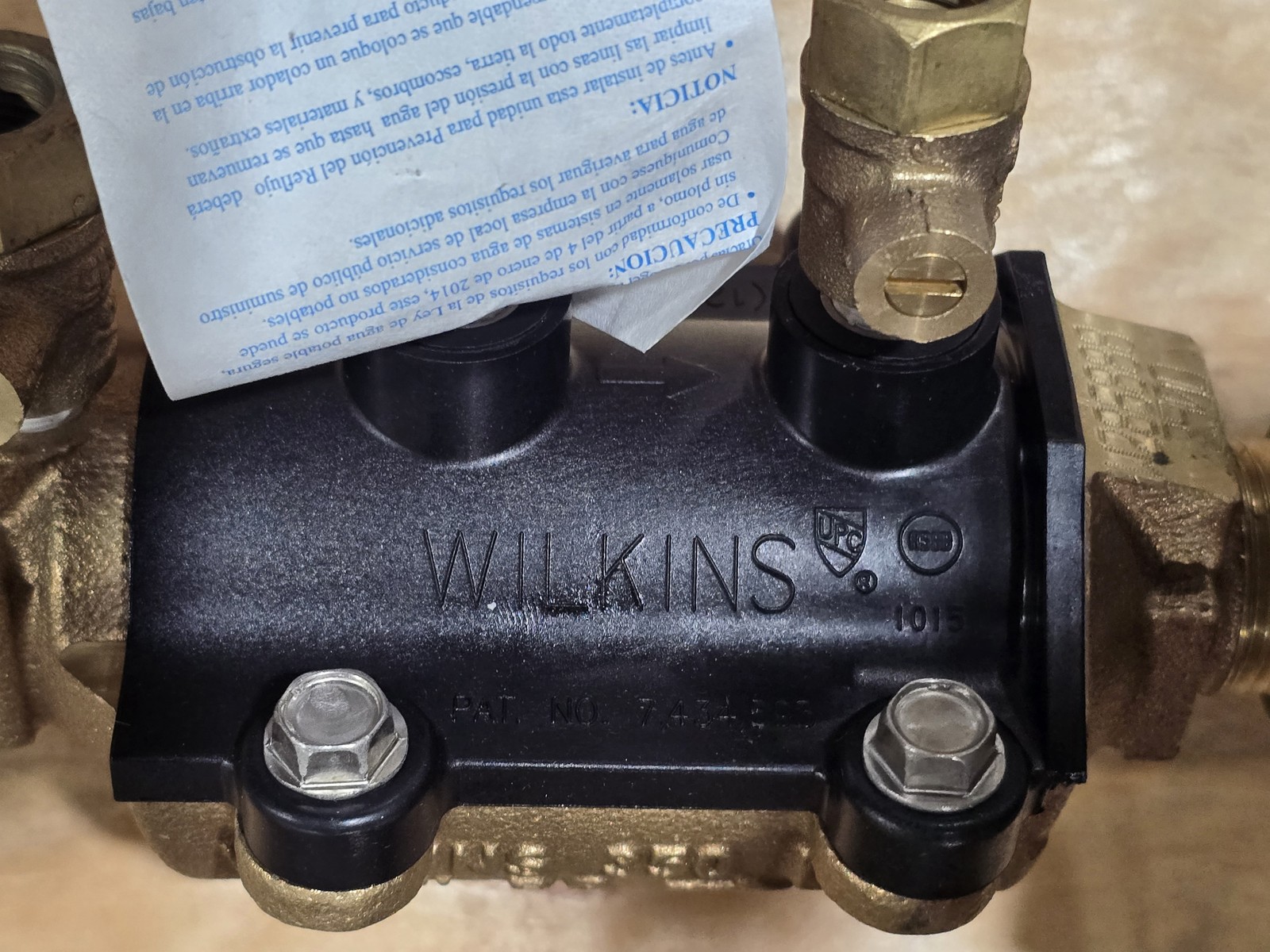 Zurn Wilkins 950XLTDABFSSLM 2 Inch Double Check Detector Assembly