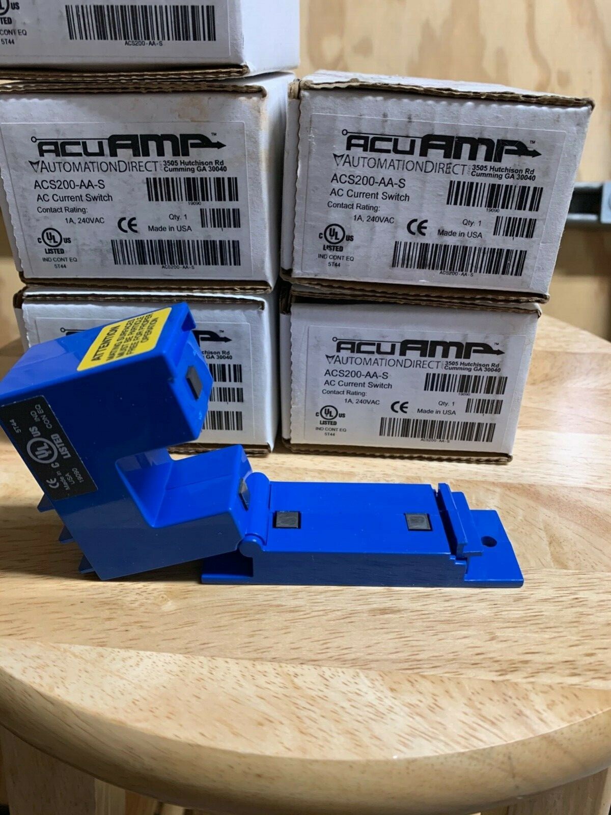 AcuAmp AC current switch 1.75-200 amp 1A 240volt contacts