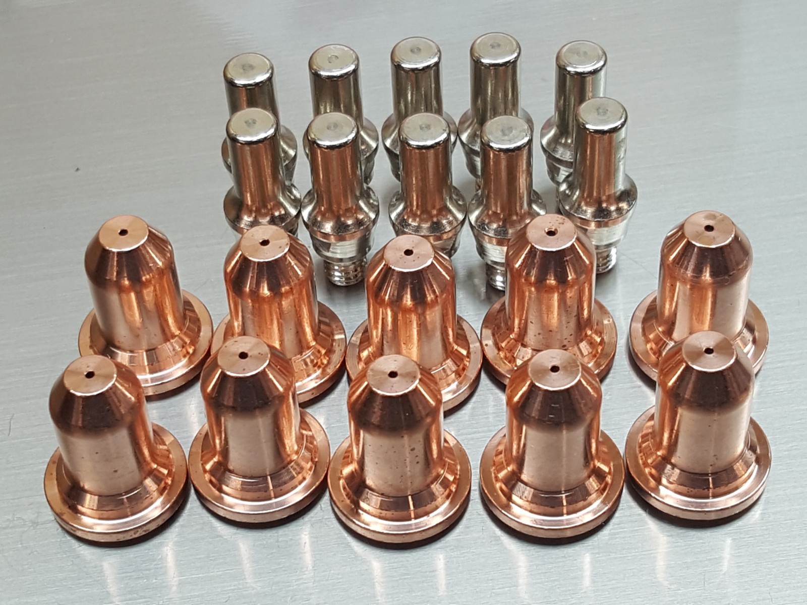 20pc PT-60 PT-40 PT-60 PT-40 Plasma Torch Electrodes + 60A Nozzles *US SHIP*