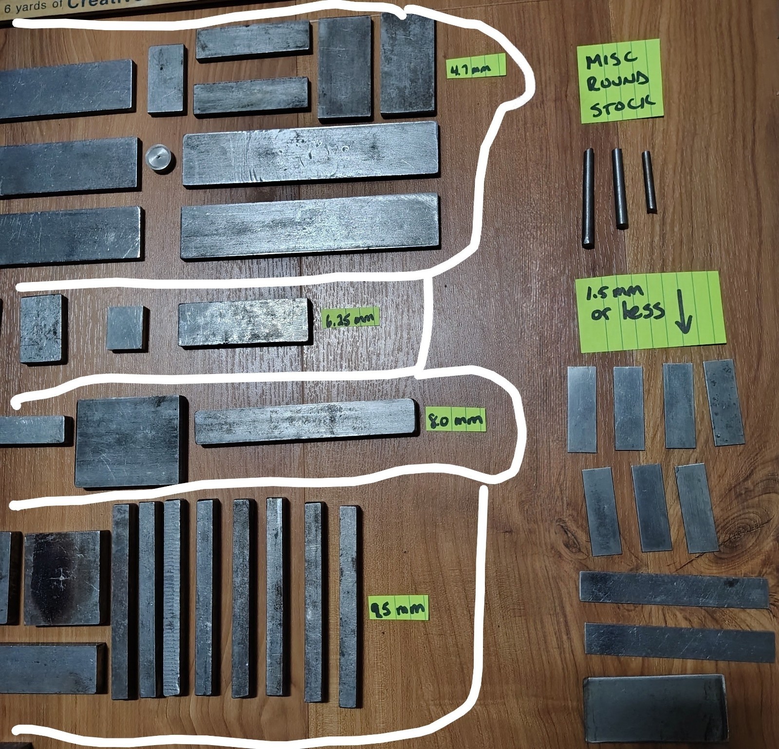 19lb Machinist Lot Bar Stock Material Aluminum Steel Hobby Shop Mill Lathe Tool