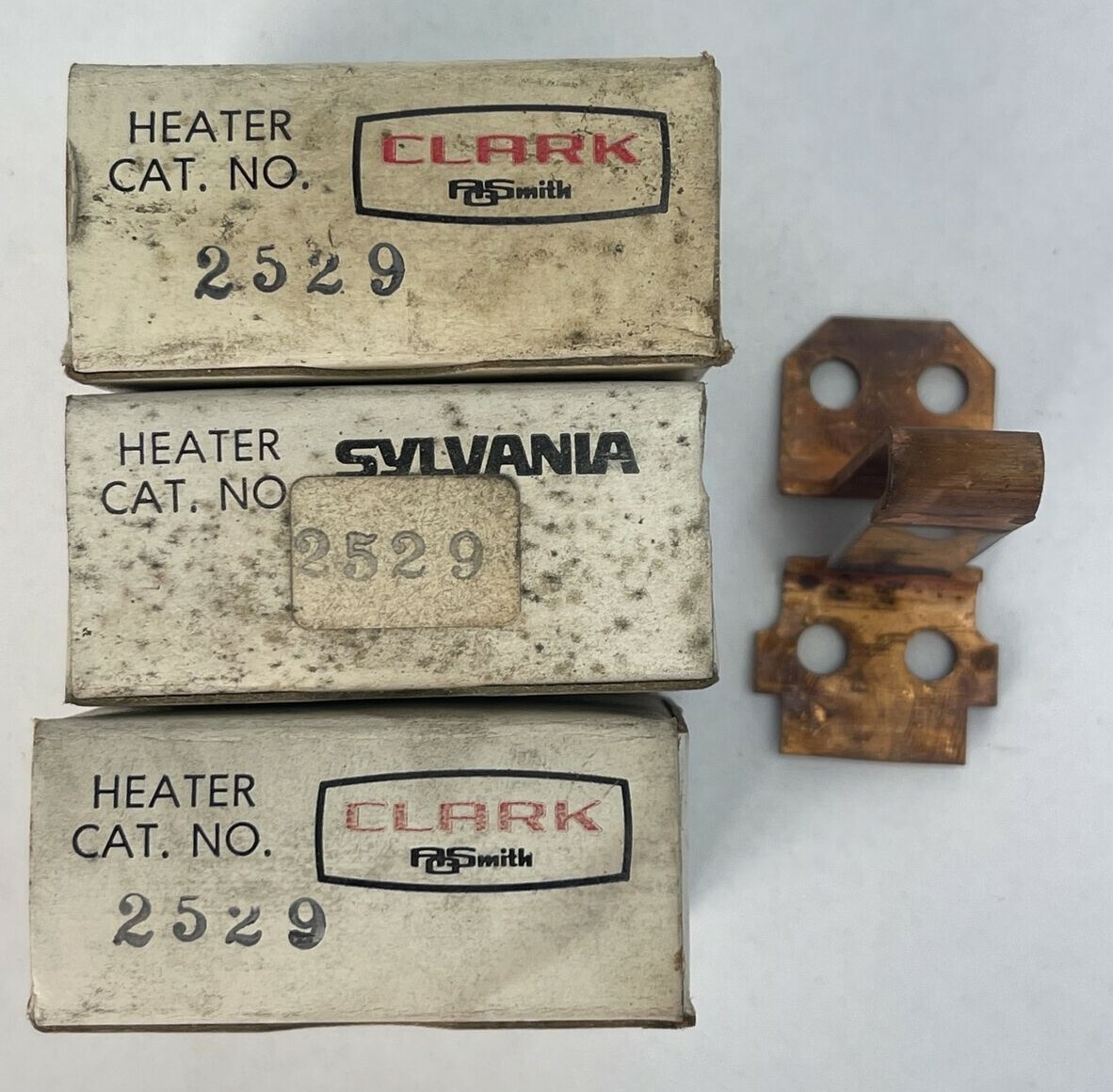 GTE SYLVANIA CLARK 2529 HEATER (LOT OF 3)