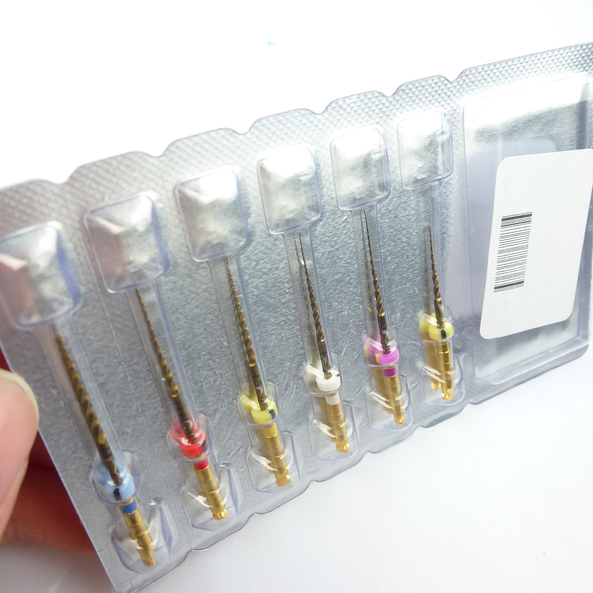 6pcs Dental Endo Rotary Files X-Pro Gold Taper SX-F3 25MM NITI root canal Files