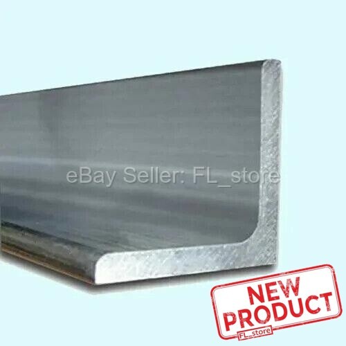 1/4″ x 1-1/2″ x 4 Feet Aluminum Angle Unpolished Alloy 6061 90 Degrees Stock NEW