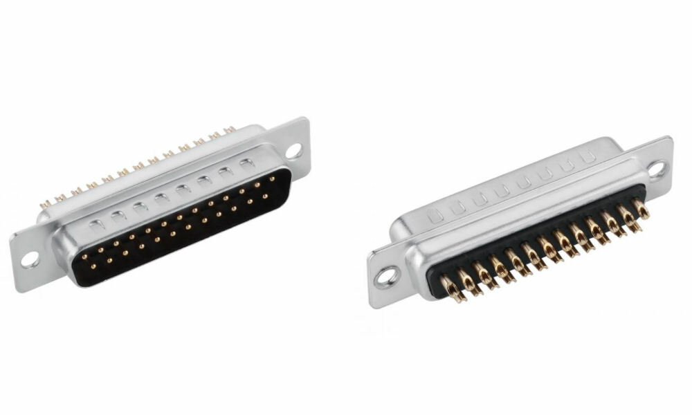 10 Pcs Pack DB25 25 Pin Male D-SUB Solder Cup Connector Adapter Plug Assembly