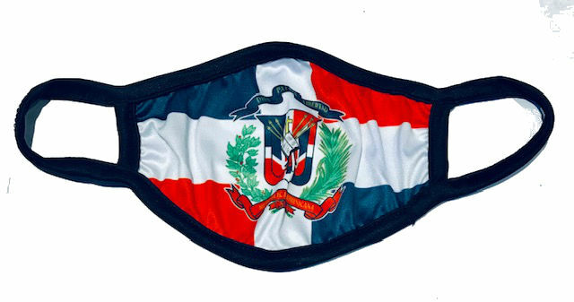 DOMINICAN REPUBLIC COAT OF ARMS – FLAG REUSABLE MASKS – CP BRAND – BREATHABLE