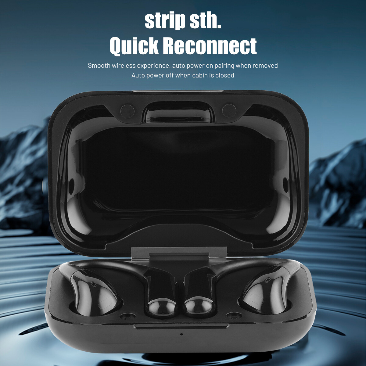 NEW Wireless Bluetooth 144+ Language AI Translator Earbuds Headphones For iPhone