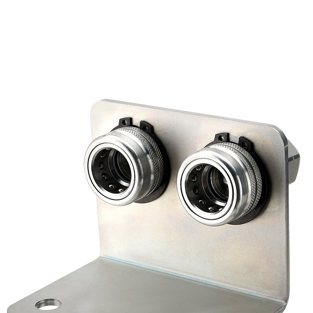 Hydraulic Quick Release Coupling, 1/2» NPT Double Break-away Bracket Set