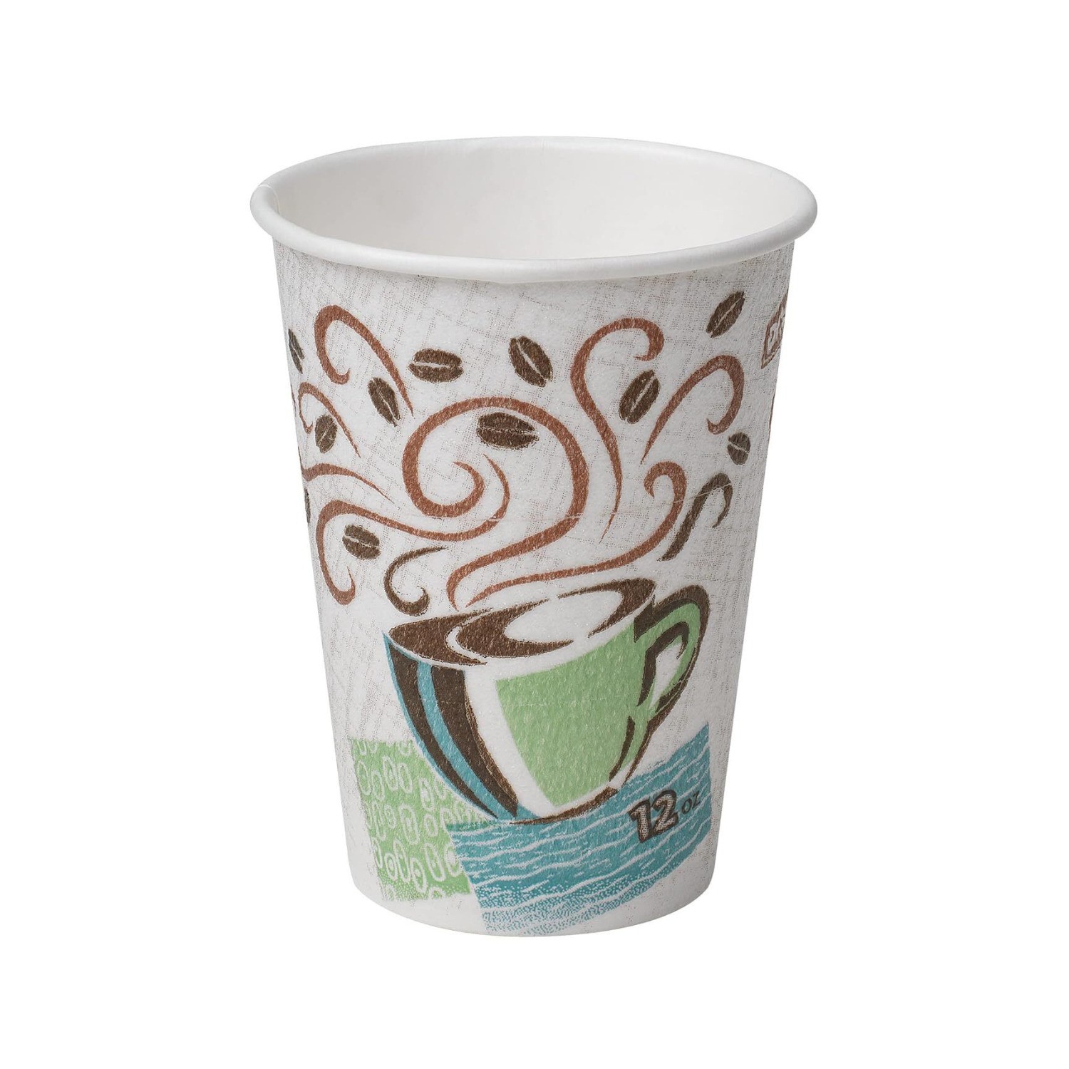 Georgia-Pacific Dixie PerfecTouch 12 oz Insulated Paper Coffee Cups (1000 Count)