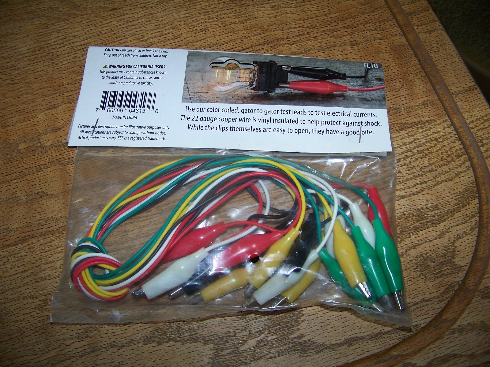SE 10 Pack Insulated Test Leads New Sealed
