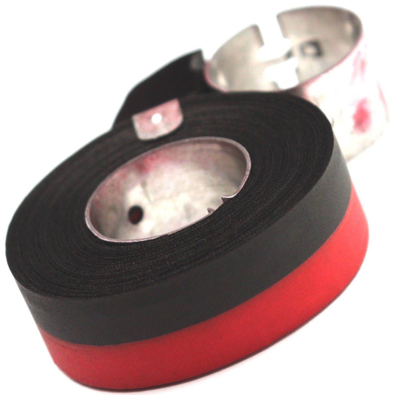 Twin Metal Spools Ringlets For Remington & Underwood Typewriter with New Ribbon