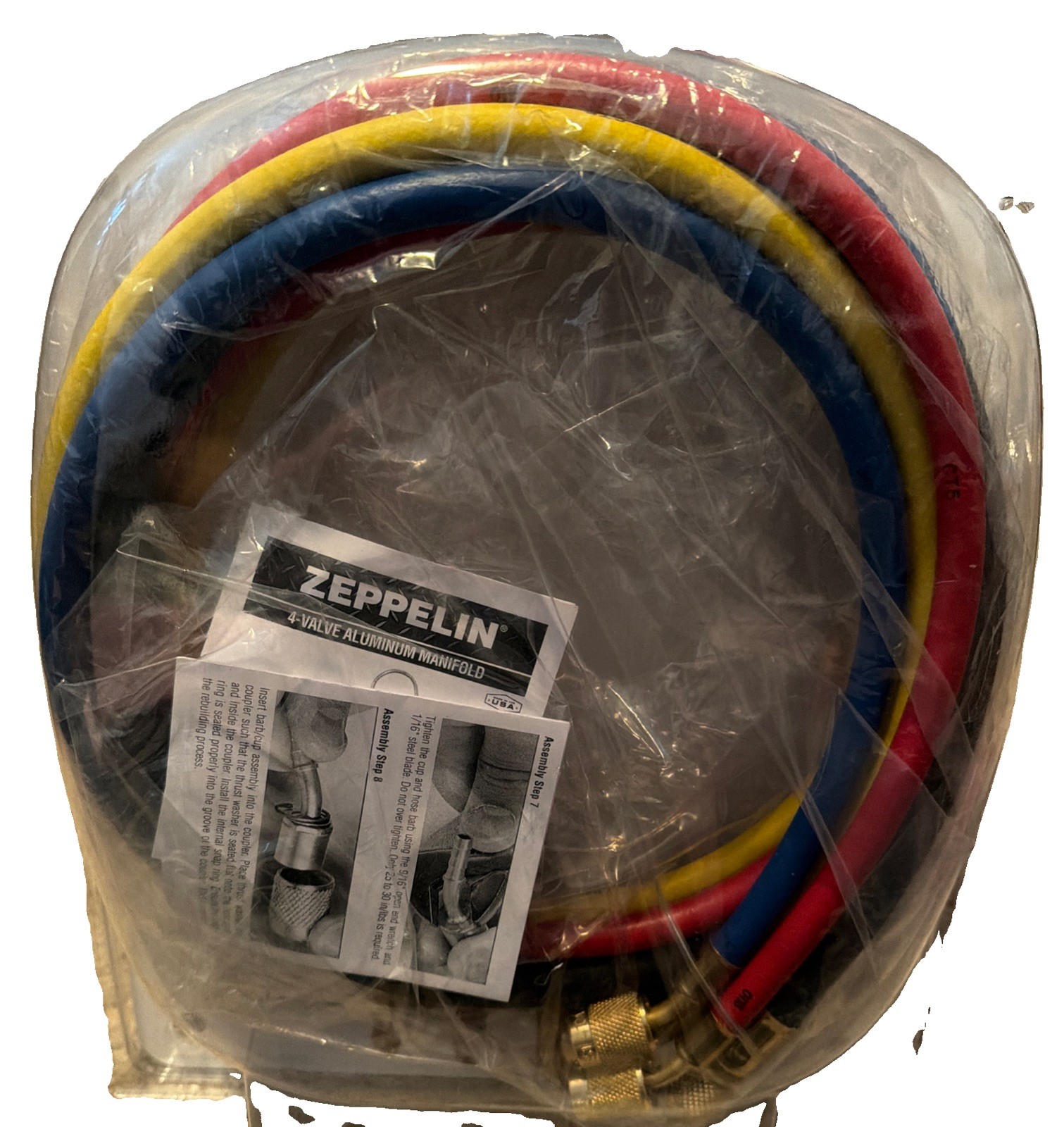 Jb Industries Zeppelin 25246 4-Valve Aluminum Charging & Testing Manifold Gauge