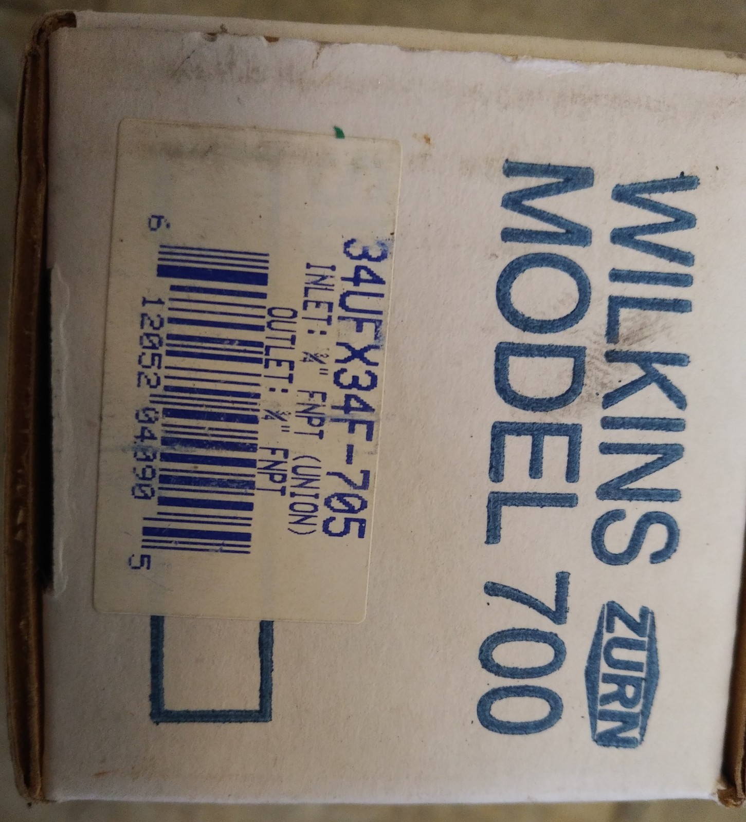 Wilkins Model 700 34UFX34F-705 Dual Check Valve