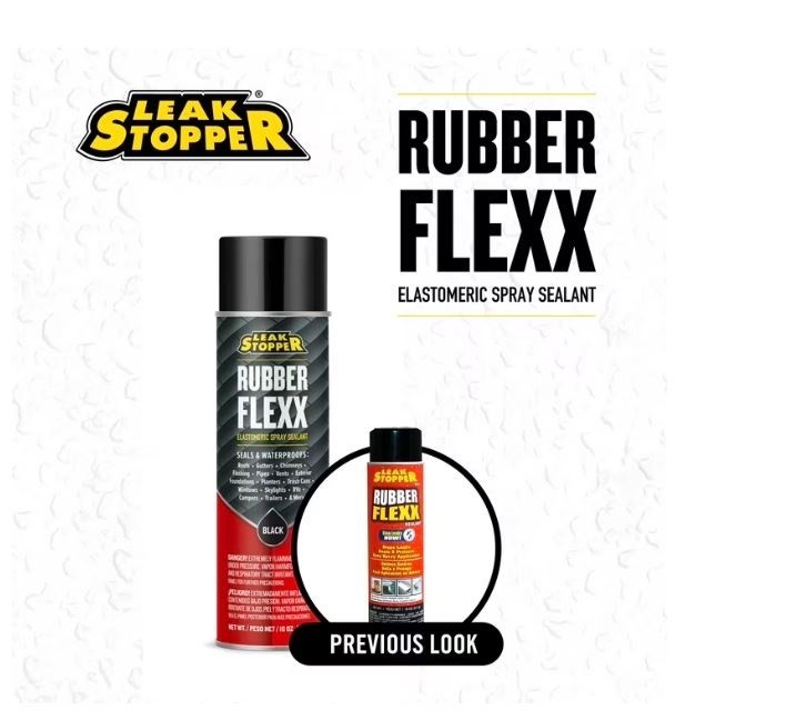 Rubber Flexx Leak Repair & Sealant Spray 18 Oz 100% Flexible Seal Waterproof NEW