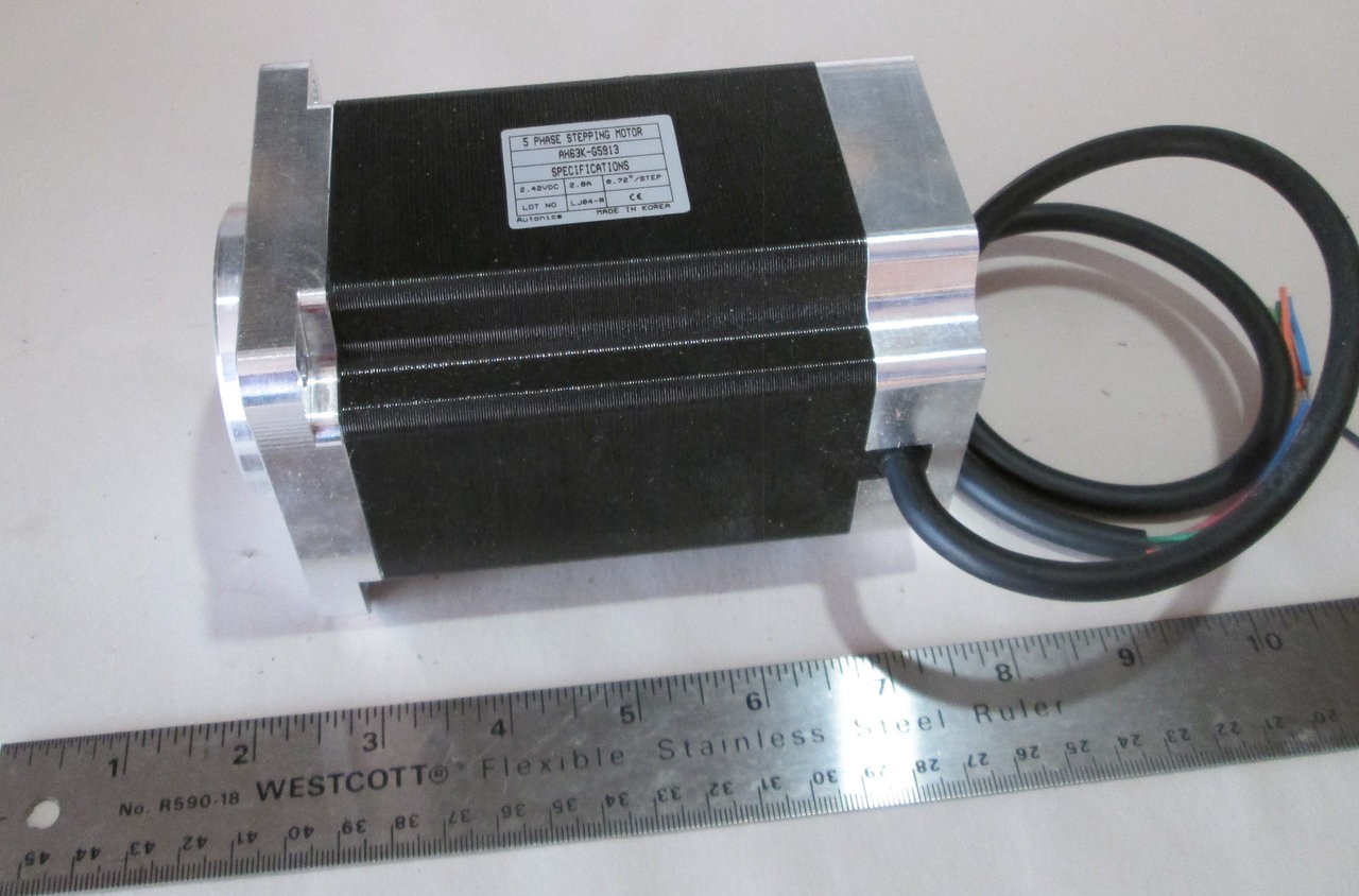 AUTONICS AH63K-G5913 5 Phase Stepper Motor, 5PFE6