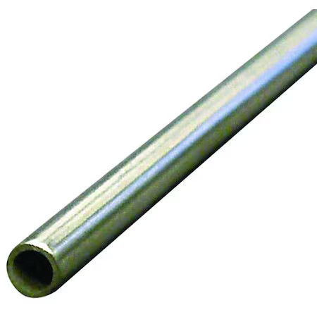 Zoro Select 4Nrz9 Tubing, 0.18 In. Id, 1/4 In. Od, Aluminum, Max. Pressure: