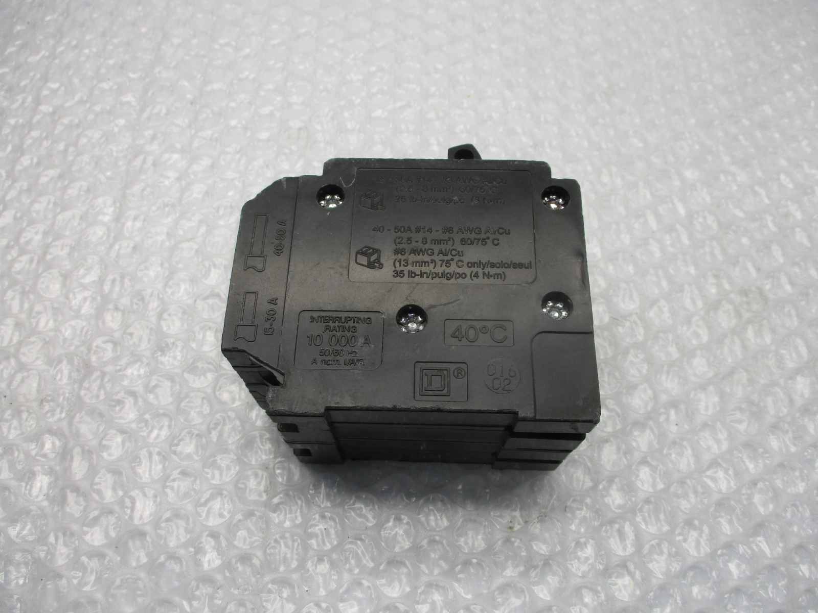 SQUARE D HOMT2020230 BREAKER 4POLE 20-30AMPS NSNP