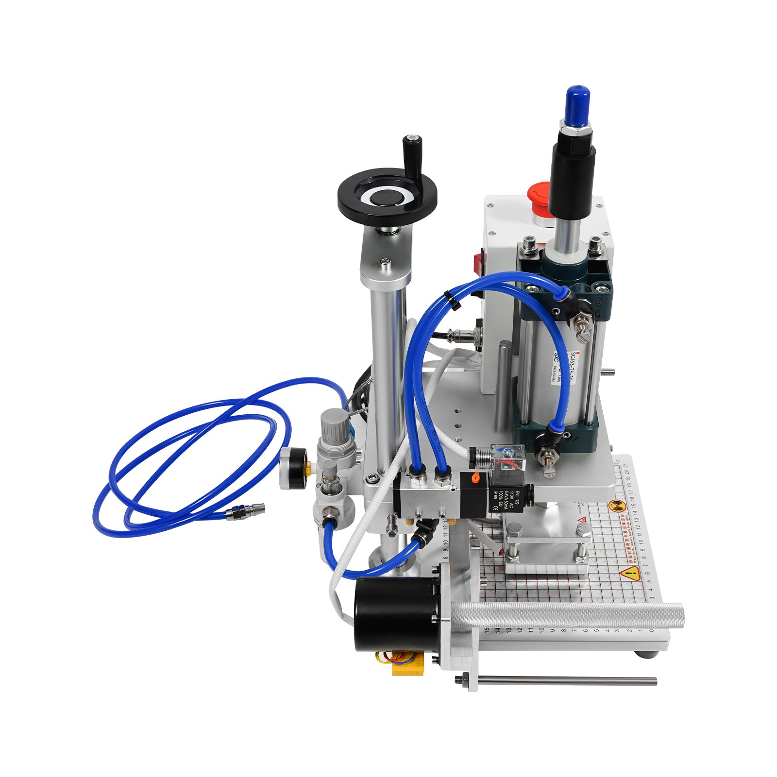 Pneumatic Hot Foil Stamping Machine PVC Leather Pu Paper Digital Emboss Machine