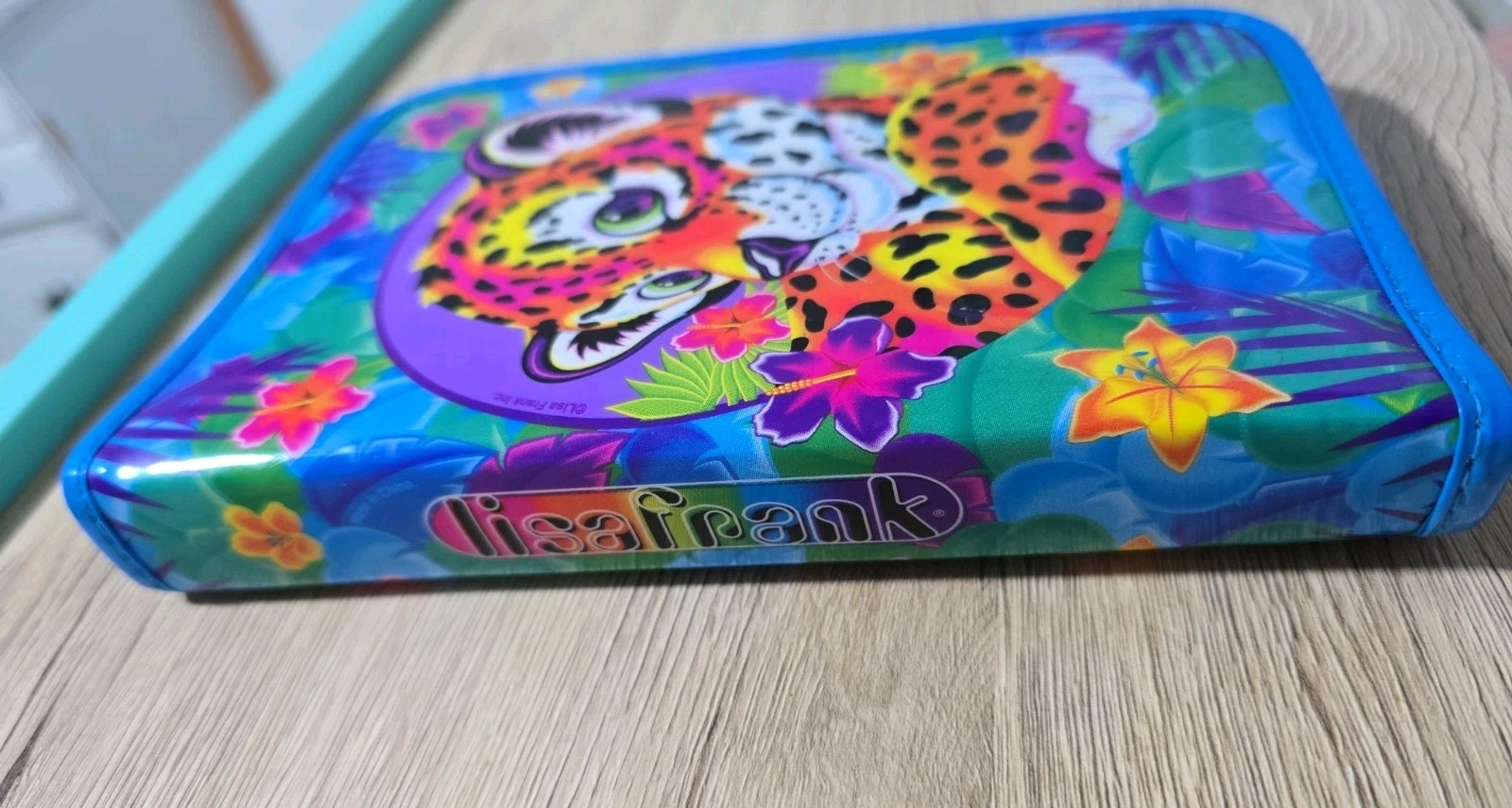 Vintage Lisa Frank Hunter The Tiger Mini Stationary Organizer *Rare* Lots Inside