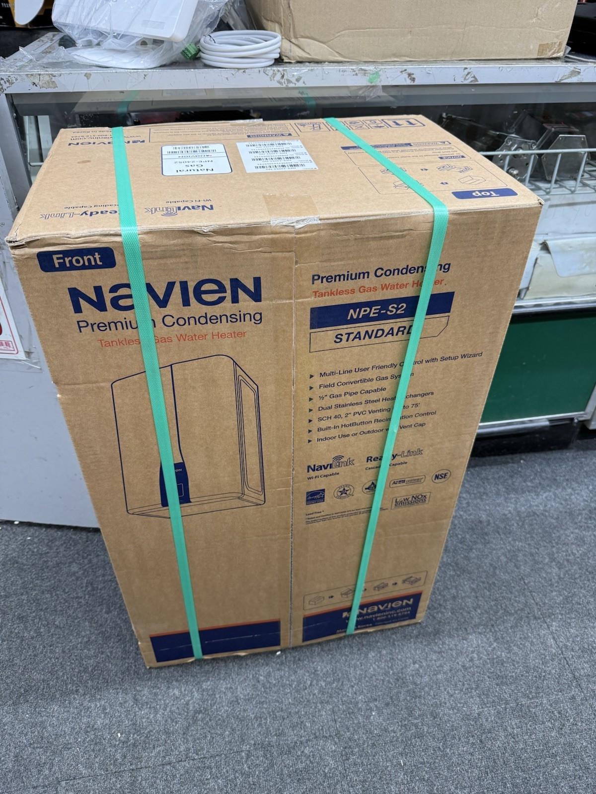 Navien NPE-240S2 199,000 BTU Condensing Gas Tankless Water Heater New
