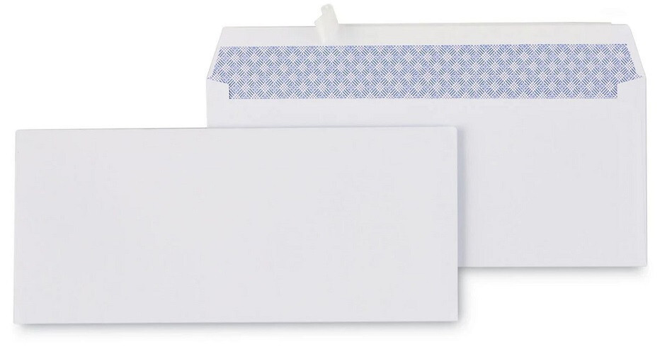 Universal #10 Peel Seal Security Business Envelopes 4.125″ x 9.5″ Quantity 200