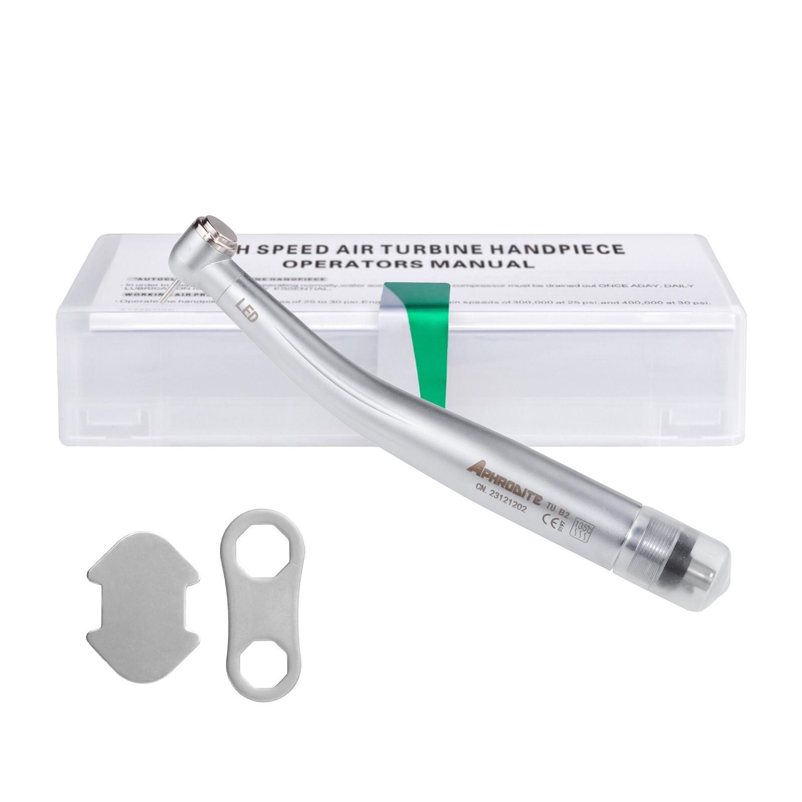 Dental High Speed Handpiece LED E-generator Push Button 3 Water Spray 4H US