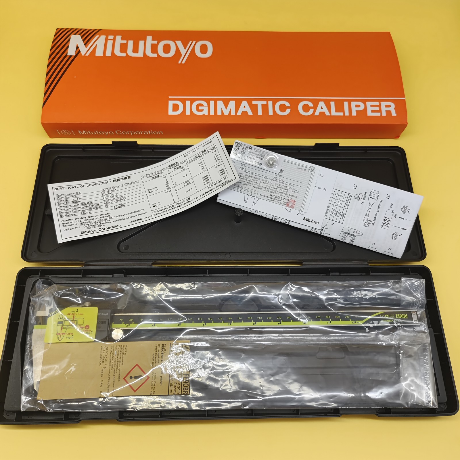 500-193-30 300mm/12″ Mitutoyo Japan Absolute Digital Digimatic Vernier Caliper