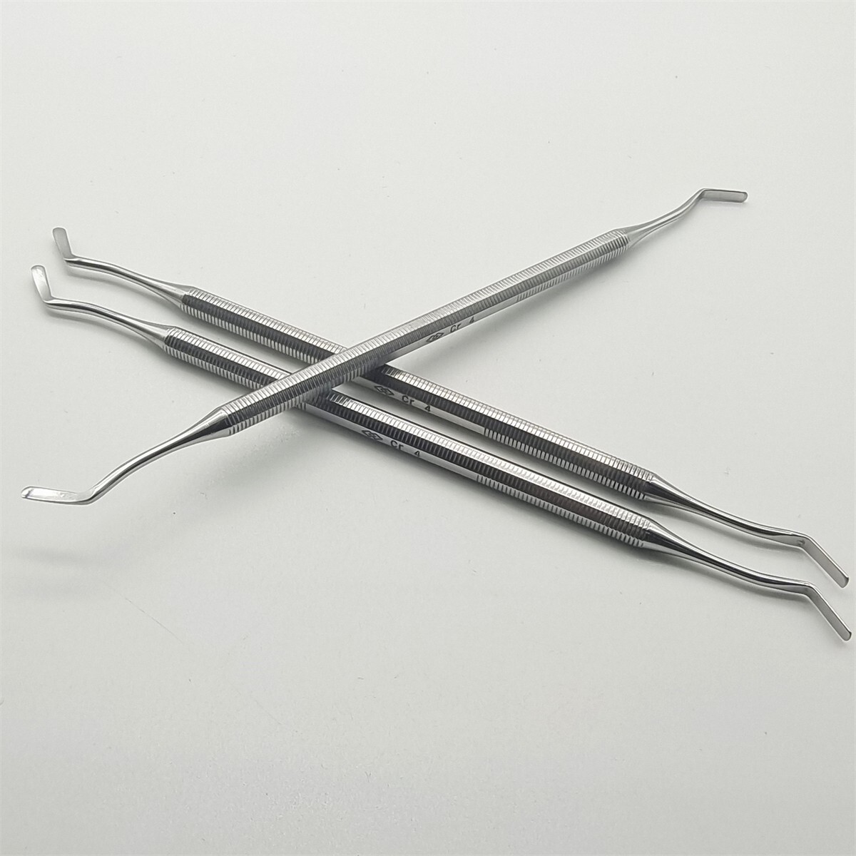 6 Dental Filling Instrument Flat Plastic Filling Spatula Double Ended