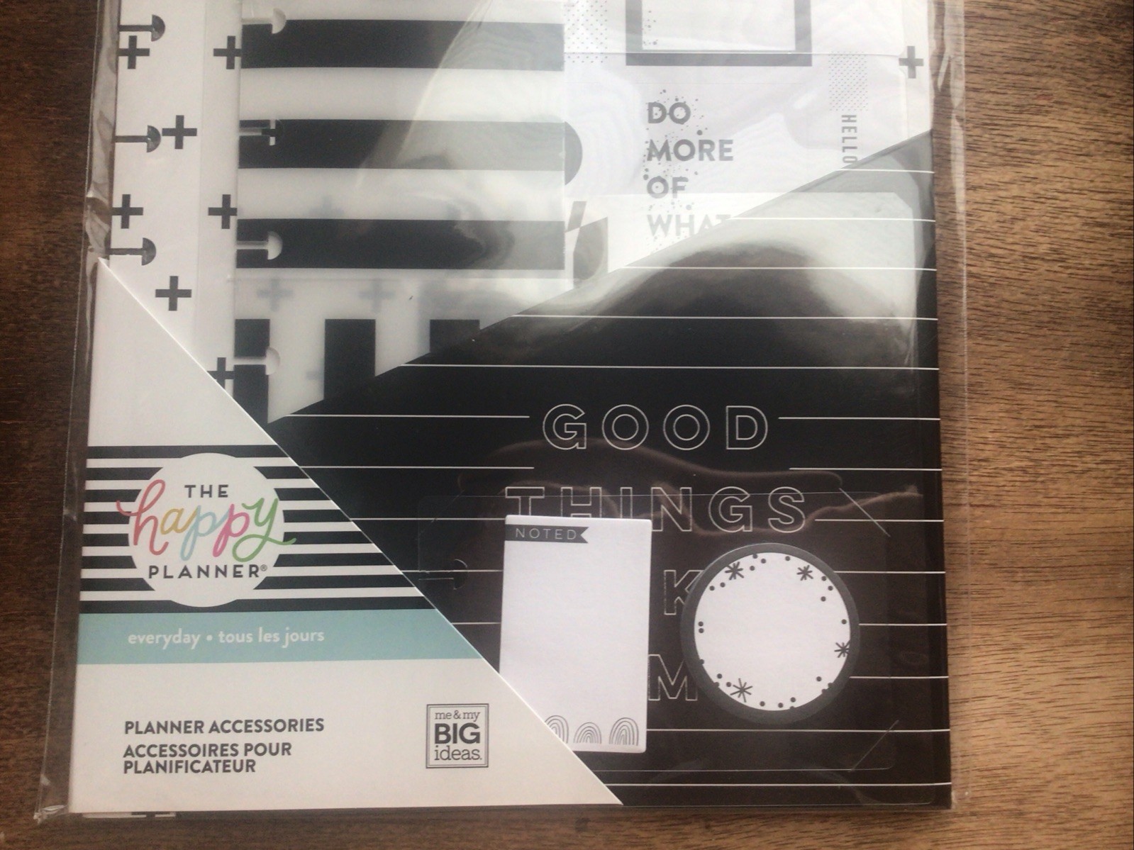 The Happy Planner – Black & White Classic Accessory Pack – 71pcs – Brand New