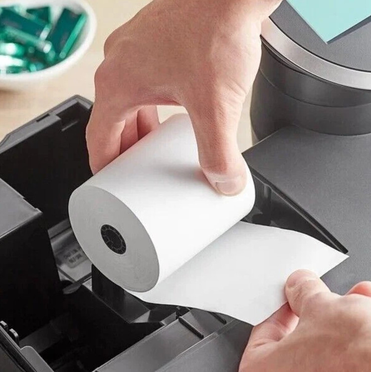 3-1/8″ x 230′ Thermal POS Receipt Paper Rolls BPA Free Cash Register 50 Rolls