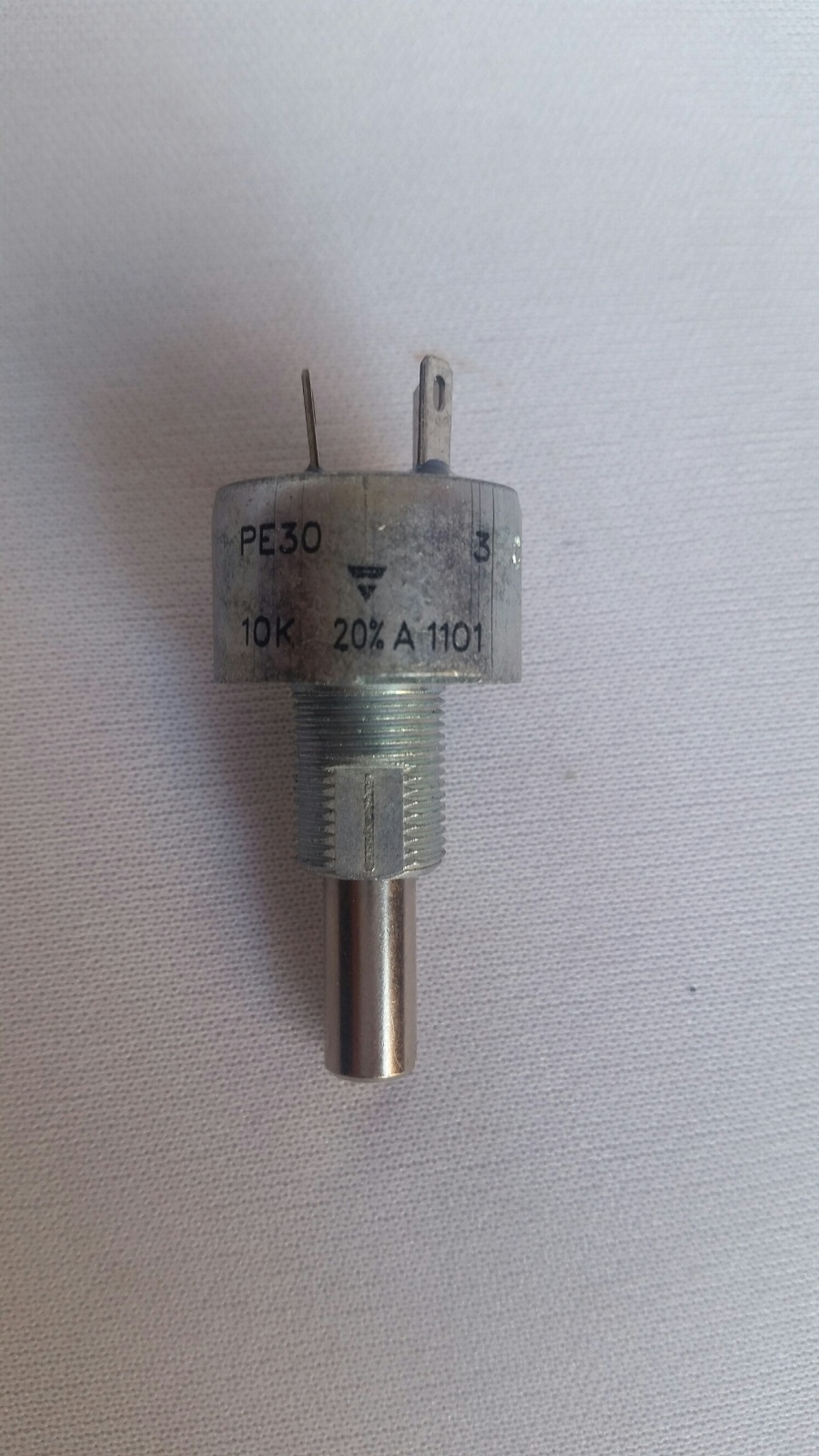Rotary Potentiometer, Cermet, 10 kohm, 3 W, ± 20%, PE30 Series, 1 Turns, Linear