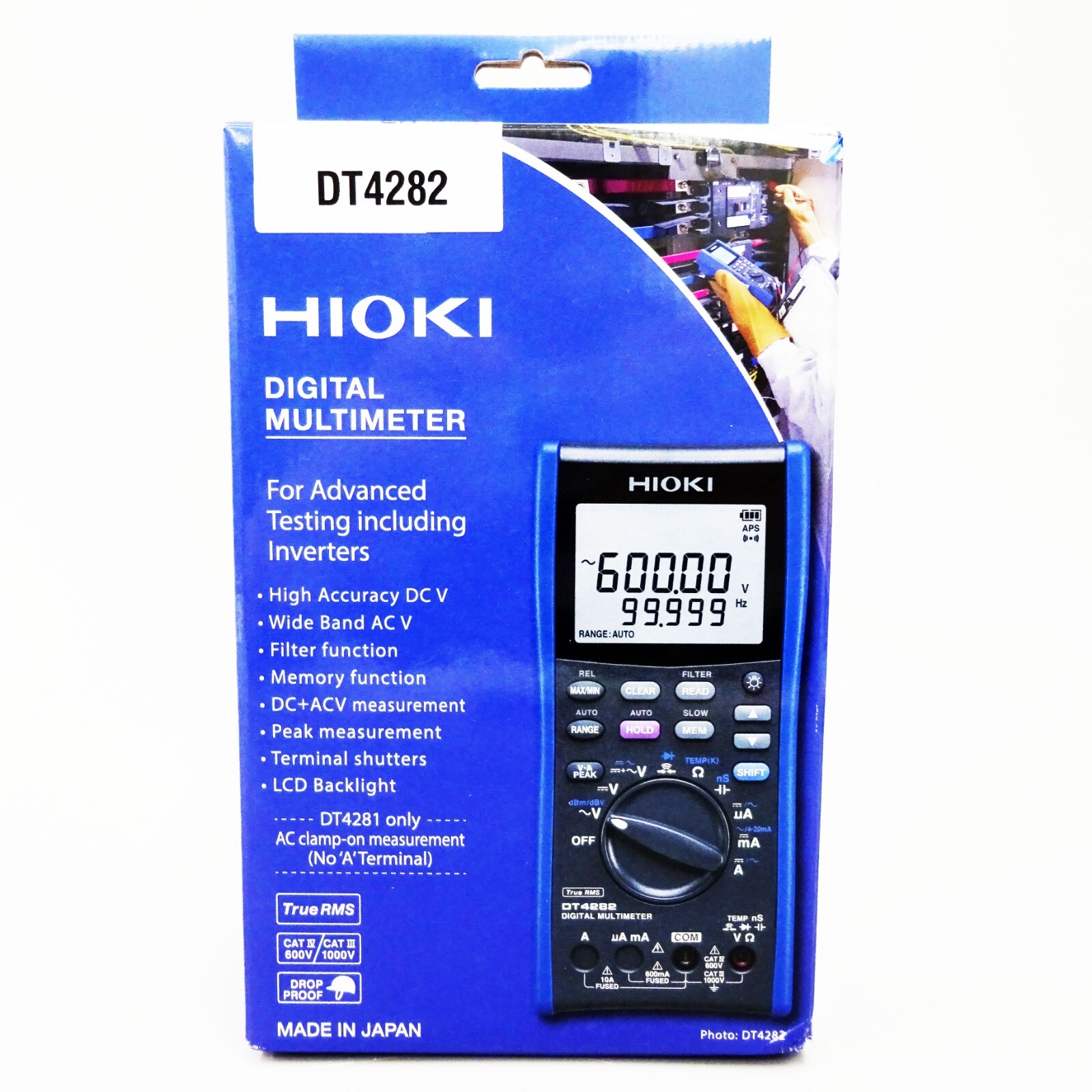 Hioki Electric Dt4282 Digital Multimeter 10A Terminal Mounted Type 508 NEW